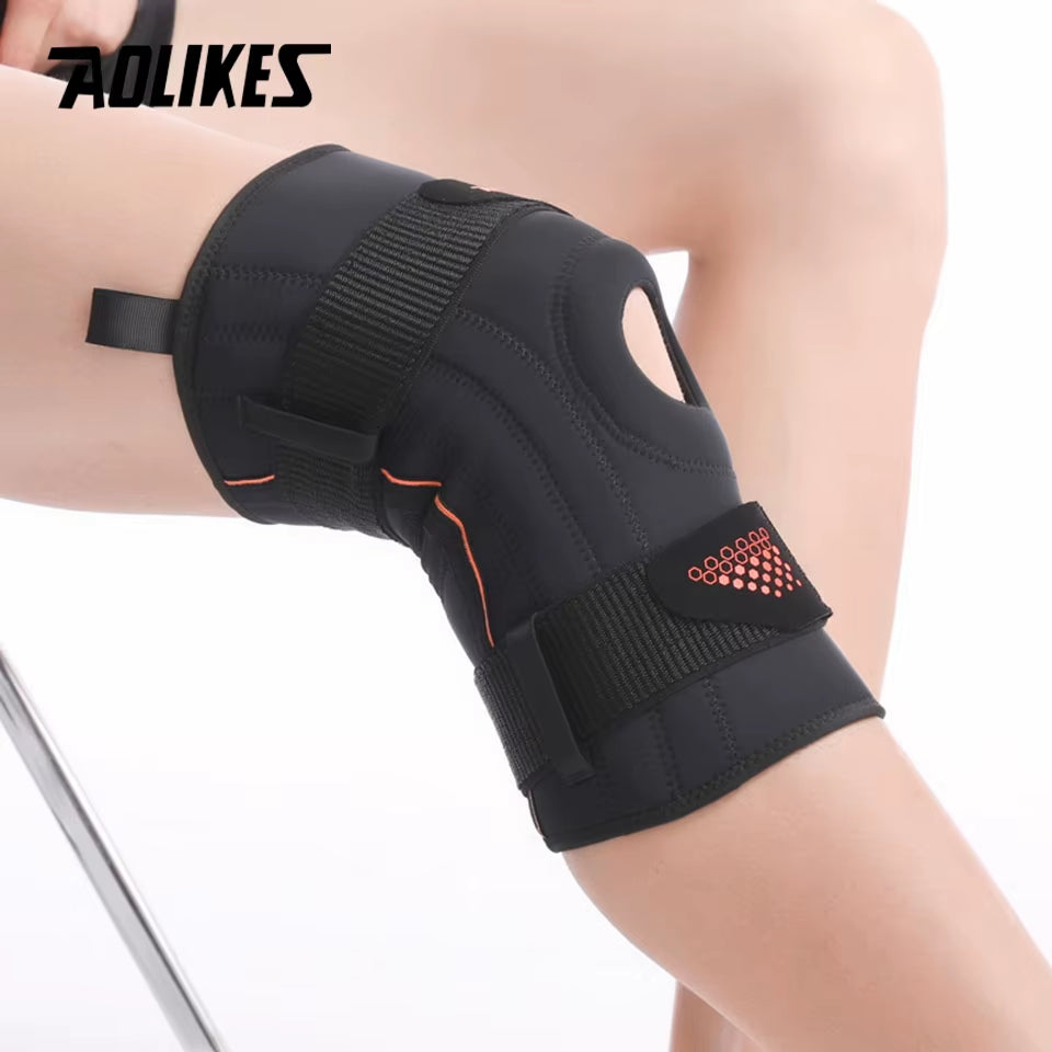 Spring Support Running Knee Pads Basketball Hiking Compression Shock Absorption Breathable Meniscus Knee Protector