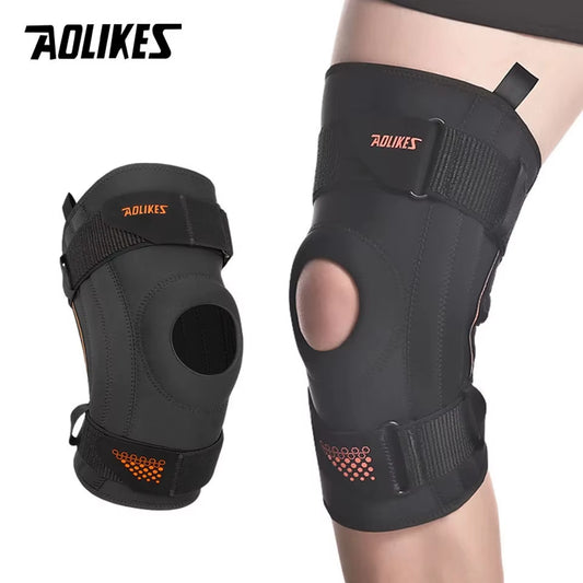 Spring Support Running Knee Pads Basketball Hiking Compression Shock Absorption Breathable Meniscus Knee Protector