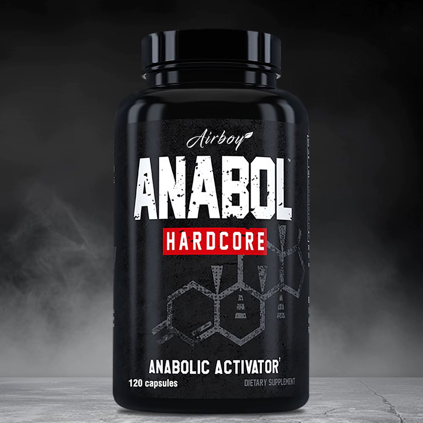 Anabol Hardcore Supplement - Helps Build Lean, Firm, High-Quality Muscle, Promoting Muscle Growth - 120 Capsules