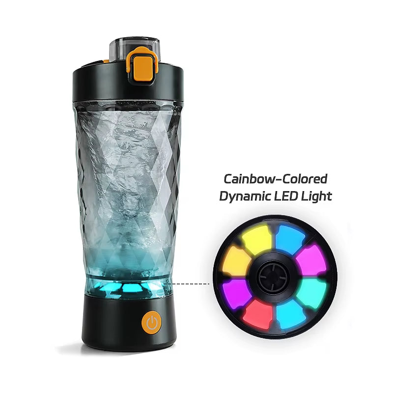 24165 Drop Shipping Electric Whey Protein Shake Stirrer USB Automatic Protein Shaker Bottle Gym Sport Water Bottle