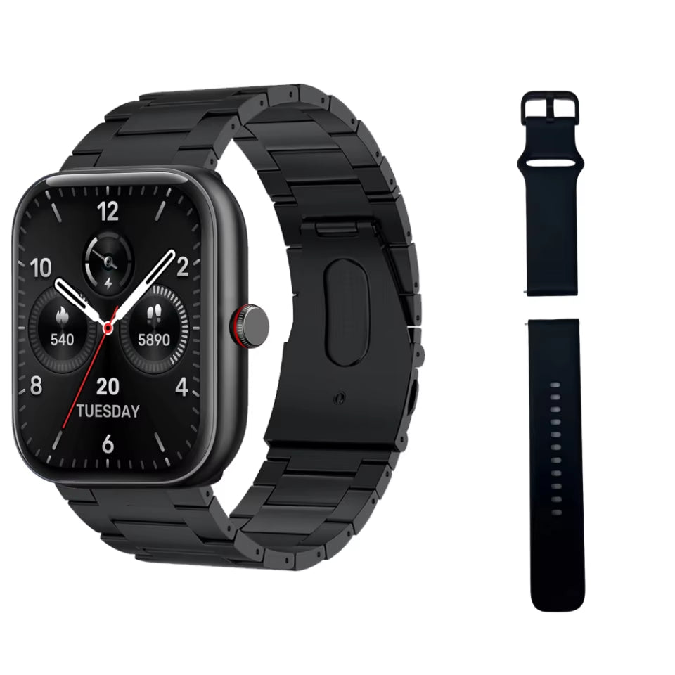 2025  New IDW20 Smart Watches for Men Women Bluetooth Call Smartwatch Build-In Alexa 5ATM IP68 Waterproof Heart Rate