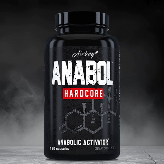 Anabol Hardcore Supplement - Helps Build Lean, Firm, High-Quality Muscle, Promoting Muscle Growth - 120 Capsules