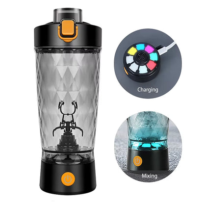 24165 Drop Shipping Electric Whey Protein Shake Stirrer USB Automatic Protein Shaker Bottle Gym Sport Water Bottle