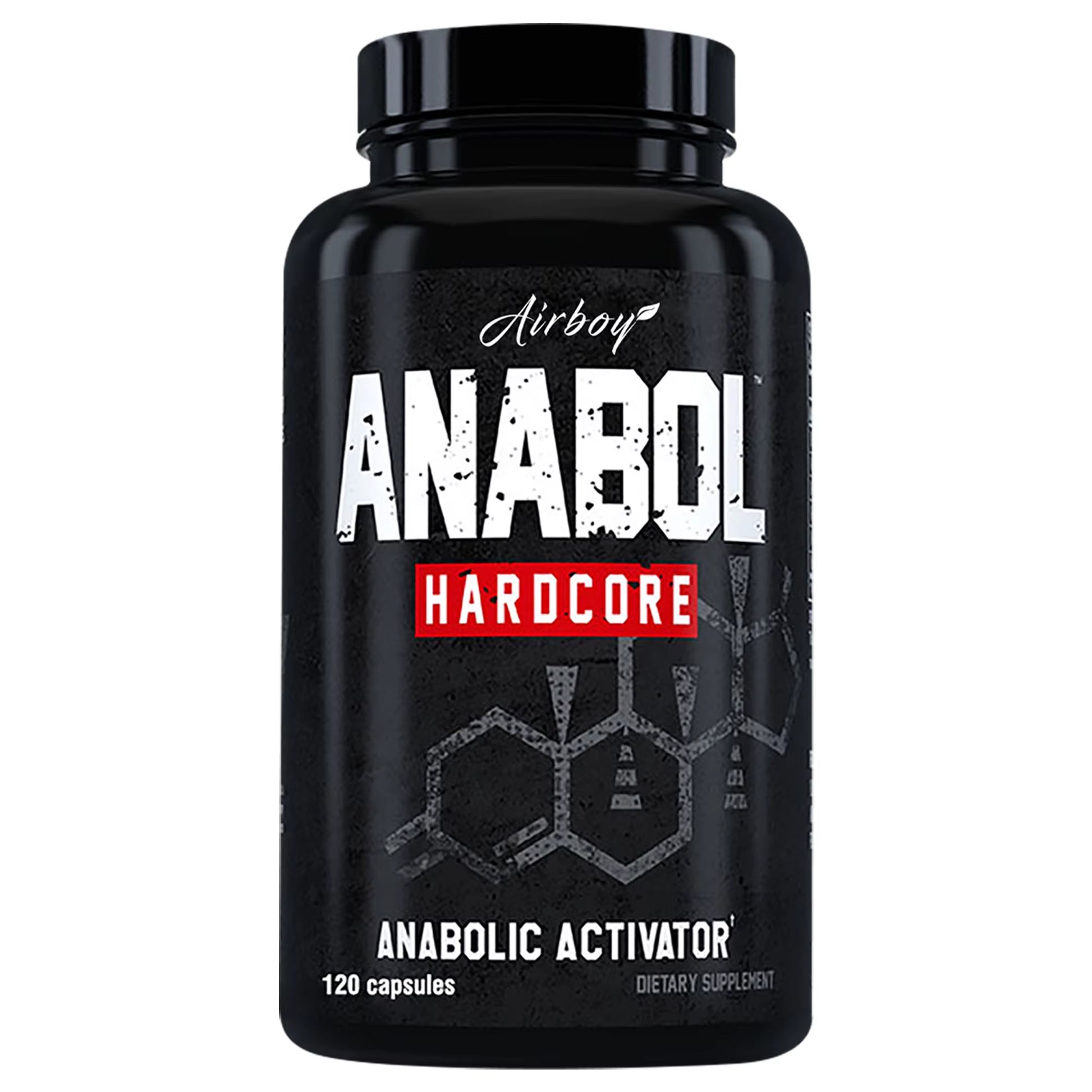 Anabol Hardcore Supplement - Helps Build Lean, Firm, High-Quality Muscle, Promoting Muscle Growth - 120 Capsules