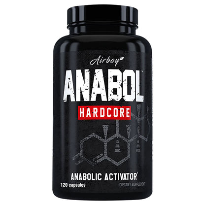 Anabol Hardcore Supplement - Helps Build Lean, Firm, High-Quality Muscle, Promoting Muscle Growth - 120 Capsules