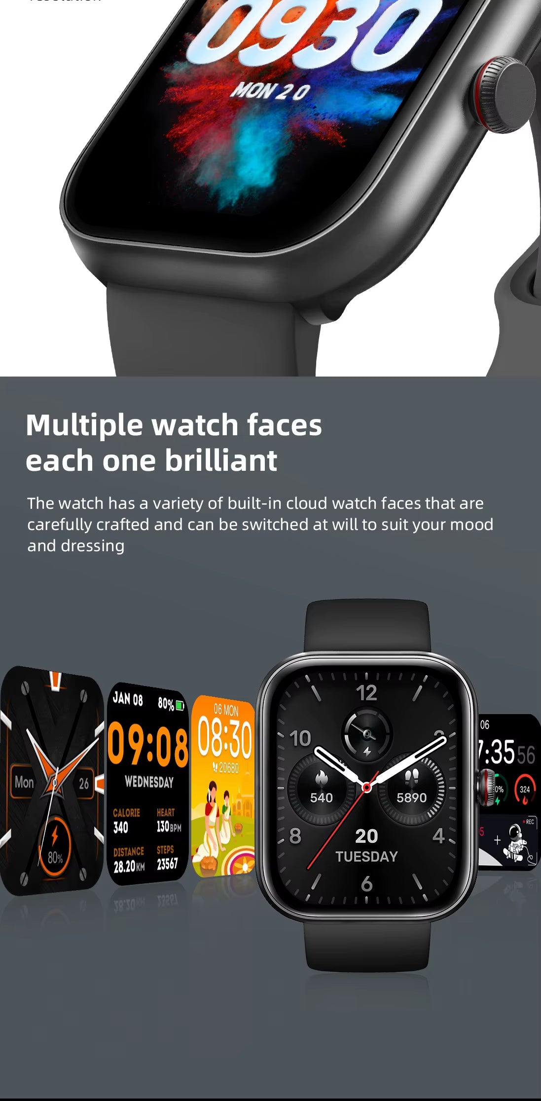 2025  New IDW20 Smart Watches for Men Women Bluetooth Call Smartwatch Build-In Alexa 5ATM IP68 Waterproof Heart Rate