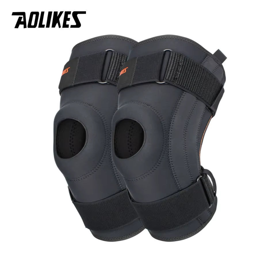 Spring Support Running Knee Pads Basketball Hiking Compression Shock Absorption Breathable Meniscus Knee Protector