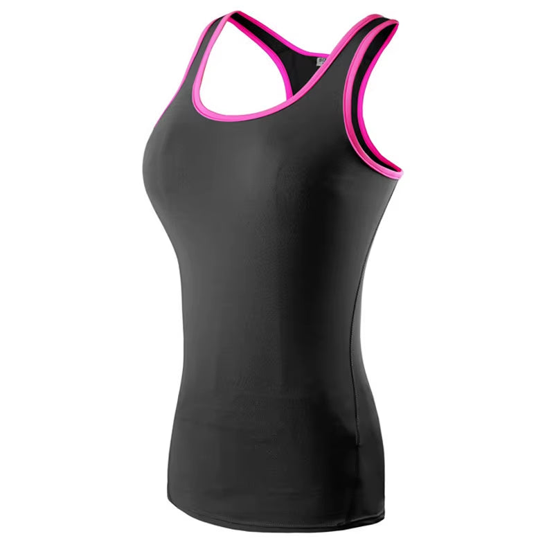 Women Sport Tank Tops for Running Yoga Shirts Gym Training Tank Top Workout Vest Sleeveless Running Fitness T Shirt Sportswear