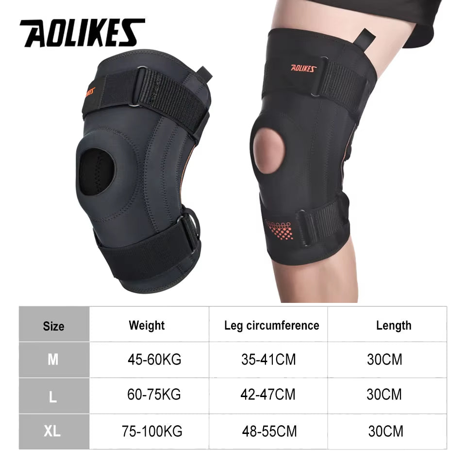 Spring Support Running Knee Pads Basketball Hiking Compression Shock Absorption Breathable Meniscus Knee Protector