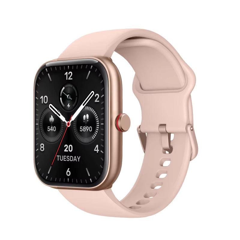 2025  New IDW20 Smart Watches for Men Women Bluetooth Call Smartwatch Build-In Alexa 5ATM IP68 Waterproof Heart Rate