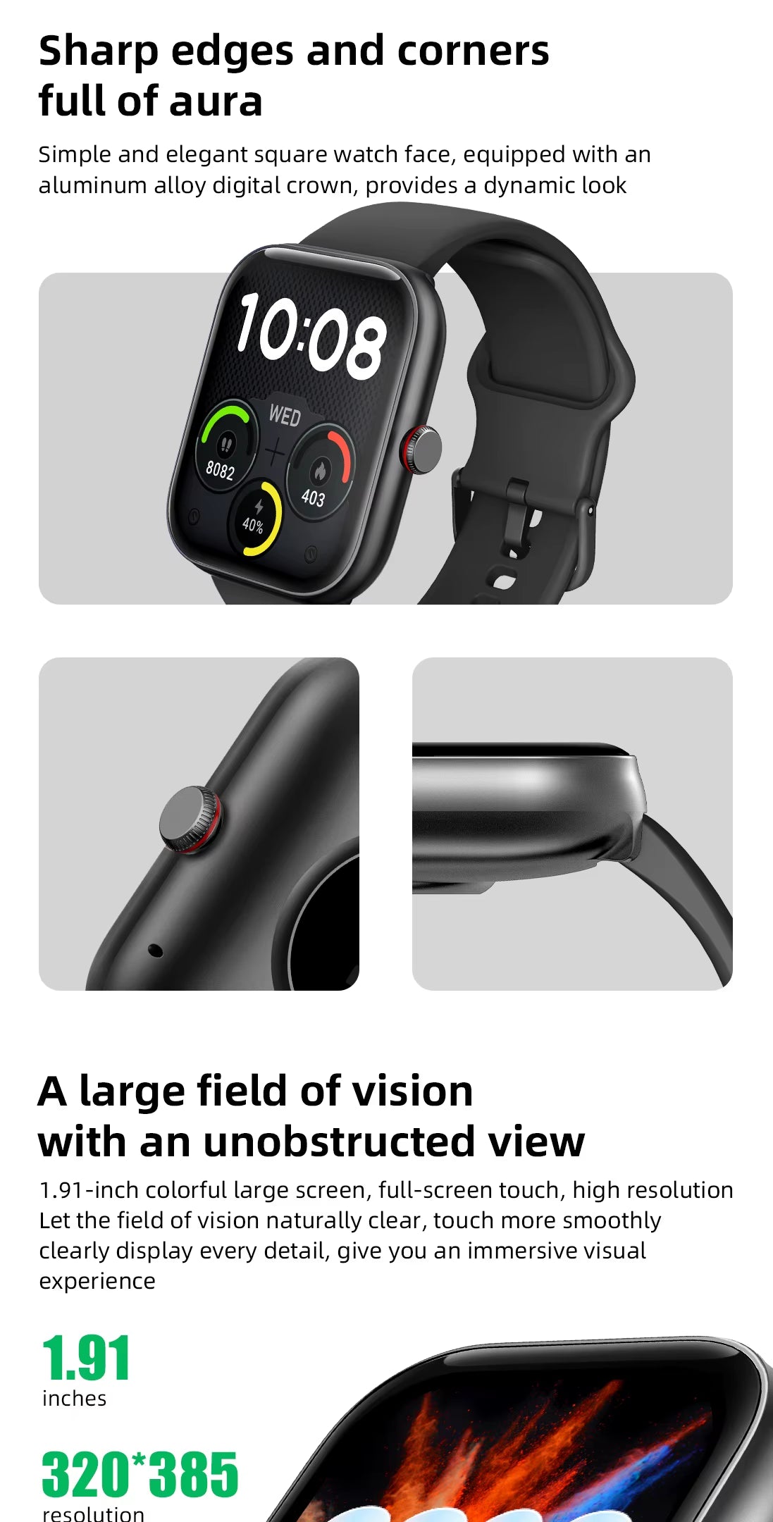 2025  New IDW20 Smart Watches for Men Women Bluetooth Call Smartwatch Build-In Alexa 5ATM IP68 Waterproof Heart Rate
